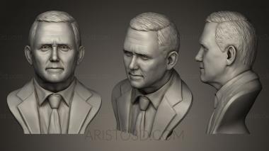 Busts and bas-reliefs of famous people (BUSTC_0429) 3D model for CNC machine